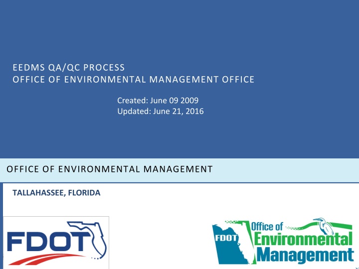 eedms qa qc process office of environmental n.w