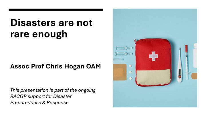 disasters are not rare enough n.w