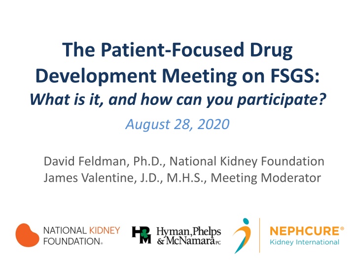 the patient focused drug development meeting n.w