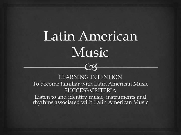 latin american music n.w