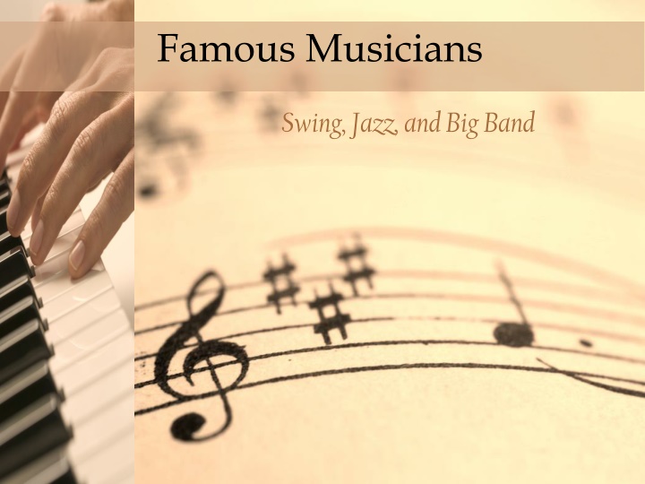 click to edit master title style famous musicians n.w