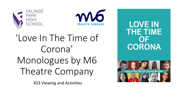 love in the time of corona monologues n.w
