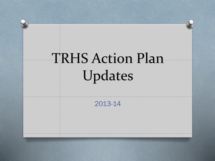 trhs action plan updates n.w