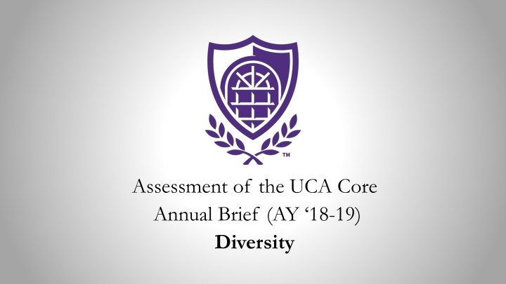 assessment of the uca core annual brief n.w