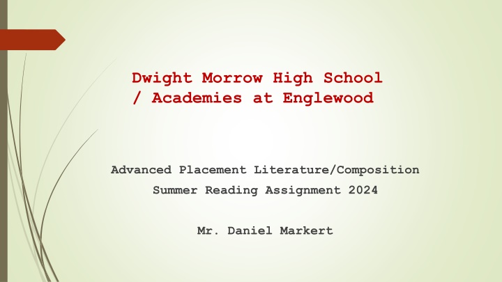 dwight morrow high school academies at englewood n.w