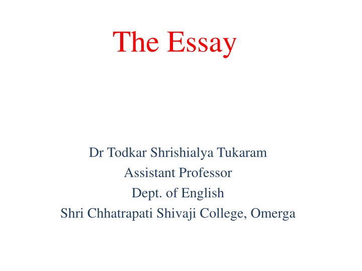 the essay n.w
