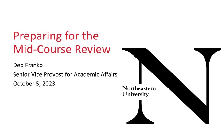 preparing for the mid course review n.w