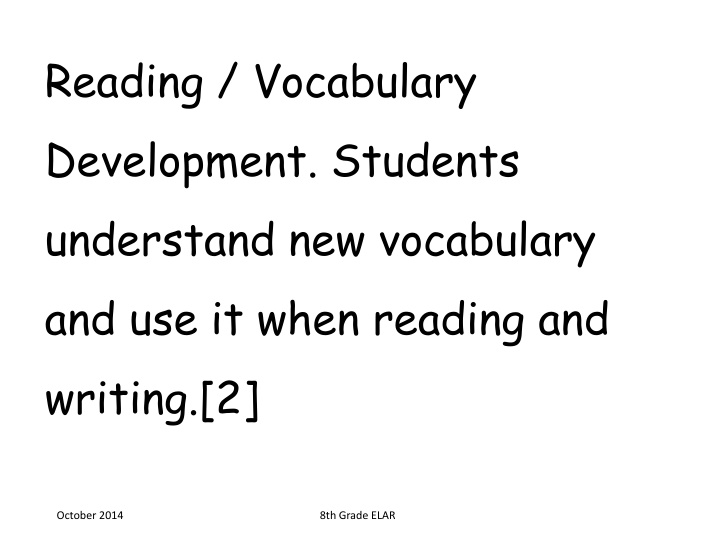 reading vocabulary development students n.w