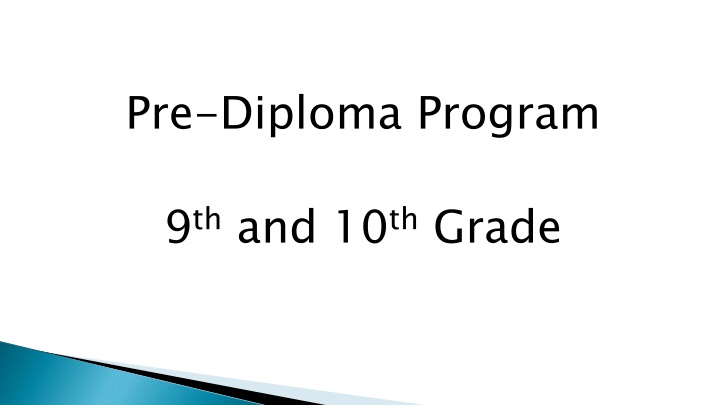 pre diploma program n.w