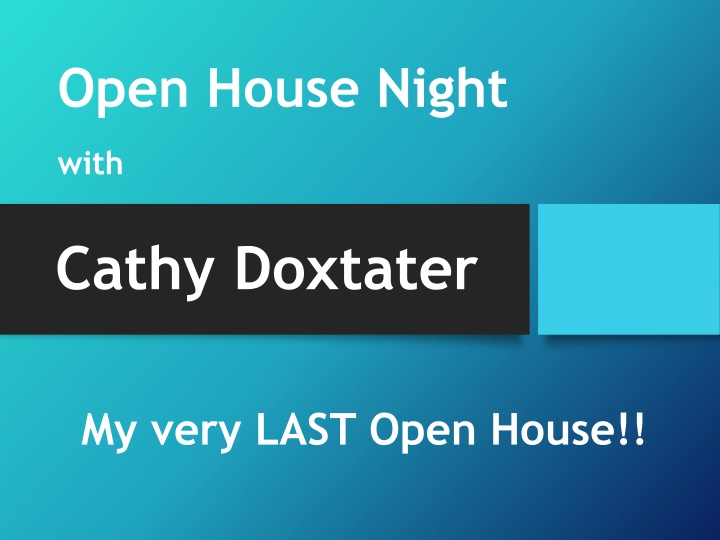 open house night n.w