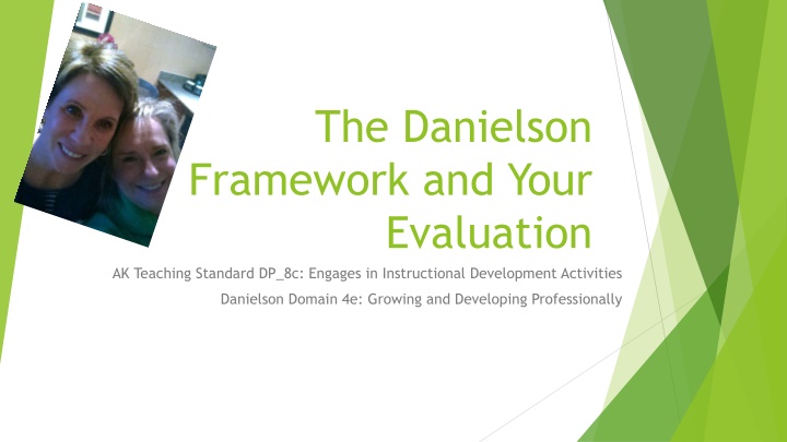 the danielson framework and your evaluation n.w