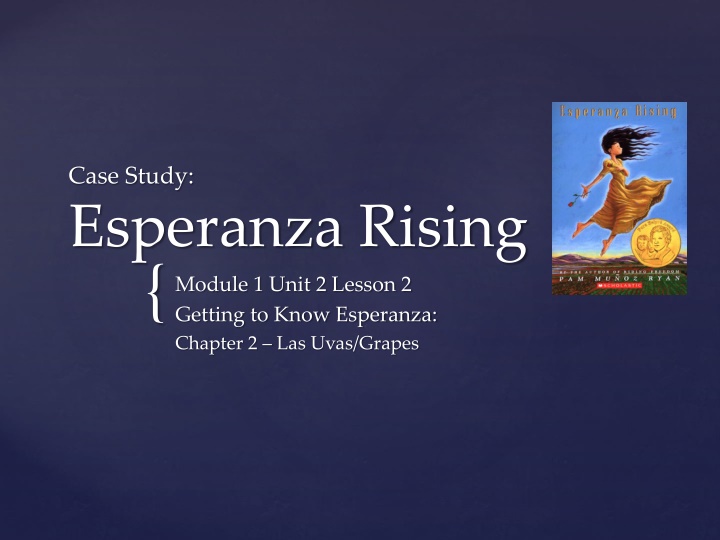 case study esperanza rising n.w