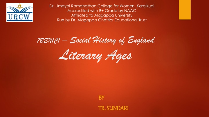 dr umayal ramanathan college for women karaikudi n.w