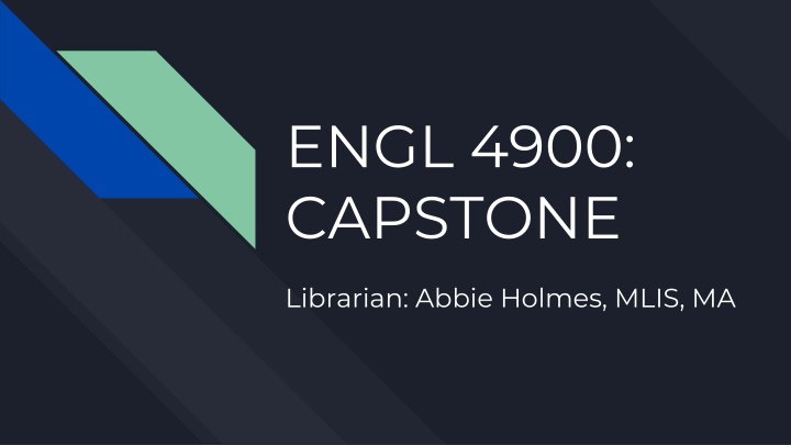 engl 4900 capstone n.w