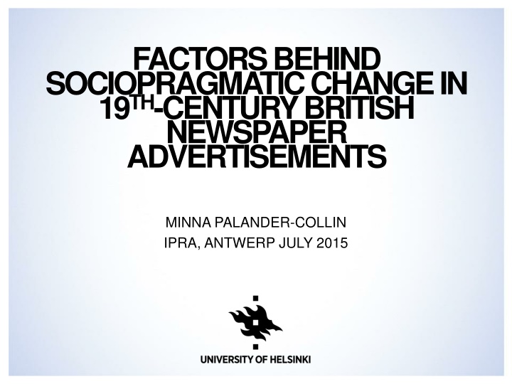 factors behind sociopragmaticchange n.w