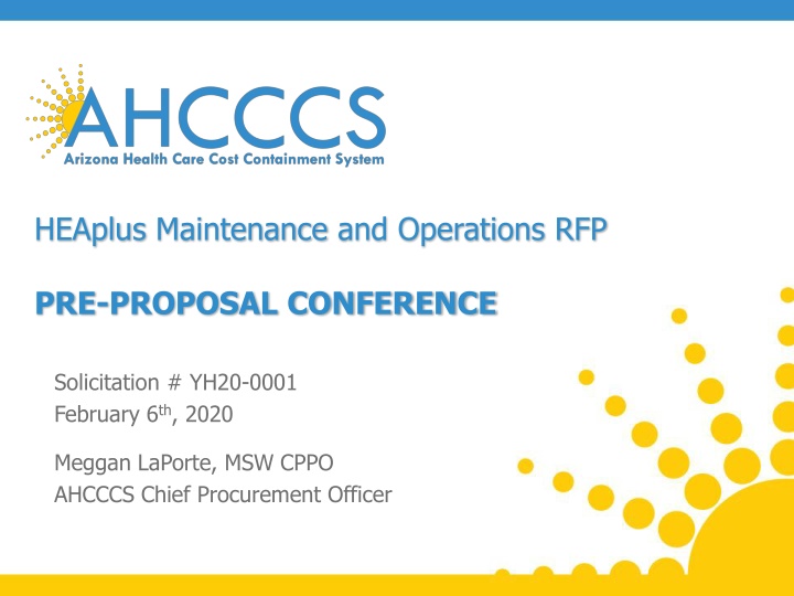 heaplus maintenance and operations rfp n.w