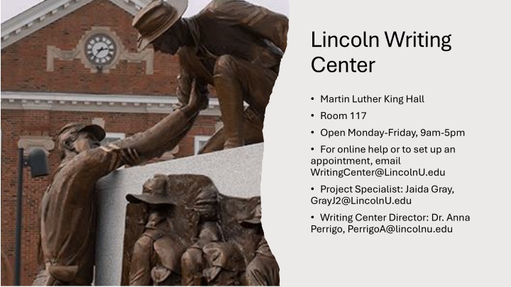 lincoln writing center n.w