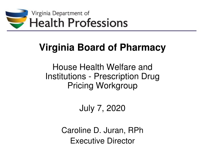 department of health professions n.w