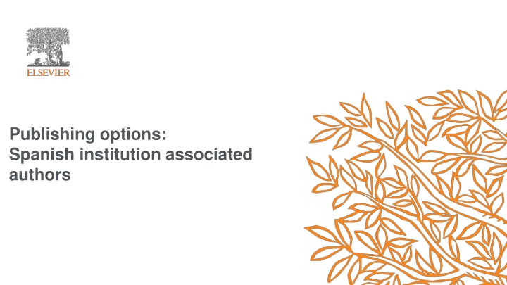 publishing options spanish institution associated n.w