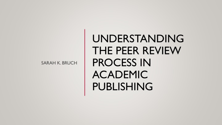 understanding the peer review process in academic n.w