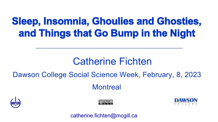 fichten c 2023 february 8 sleep insomnia ghoulies n.w