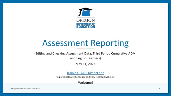 assessment reporting n.w