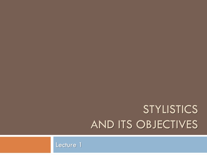 stylistics n.w