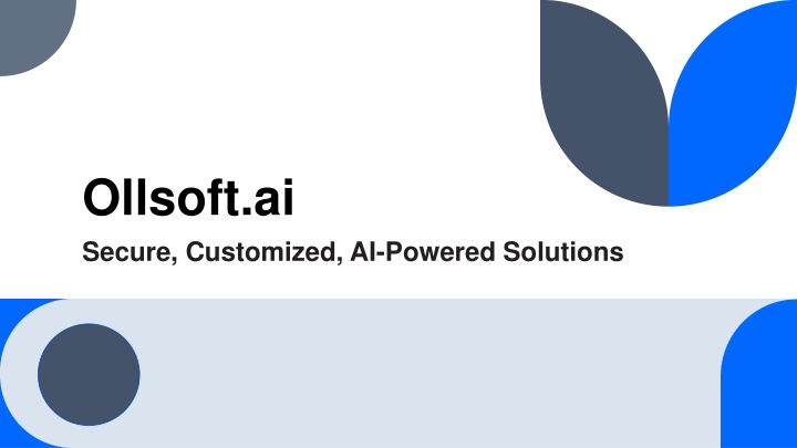 ollsoft ai secure customized ai powered solutions n.w