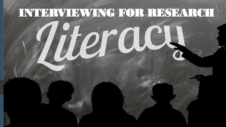 interviewing for research interviewing n.w