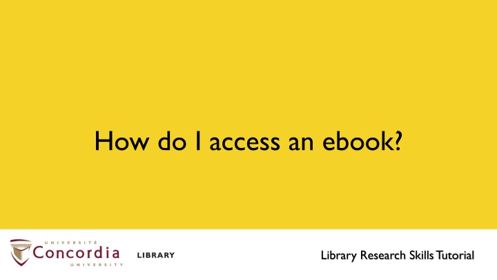 how do i access an ebook n.w