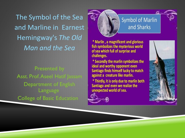 the symbol of the sea and marline in earnest n.w
