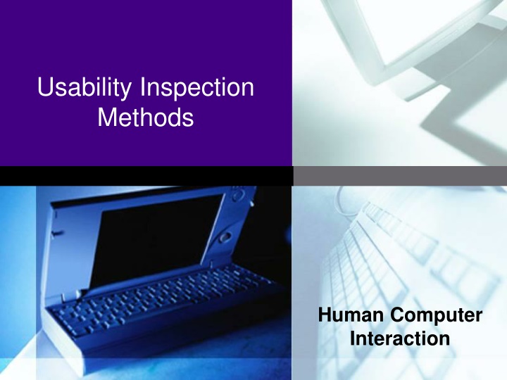 usability inspection methods n.w