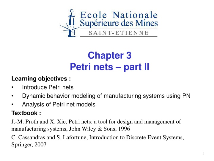 chapter 3 petri nets part ii n.w