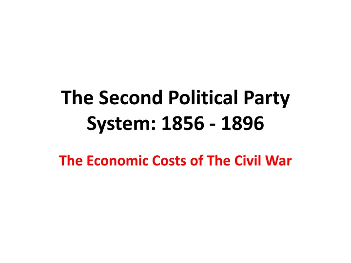 the second political party system 1856 1896 n.w