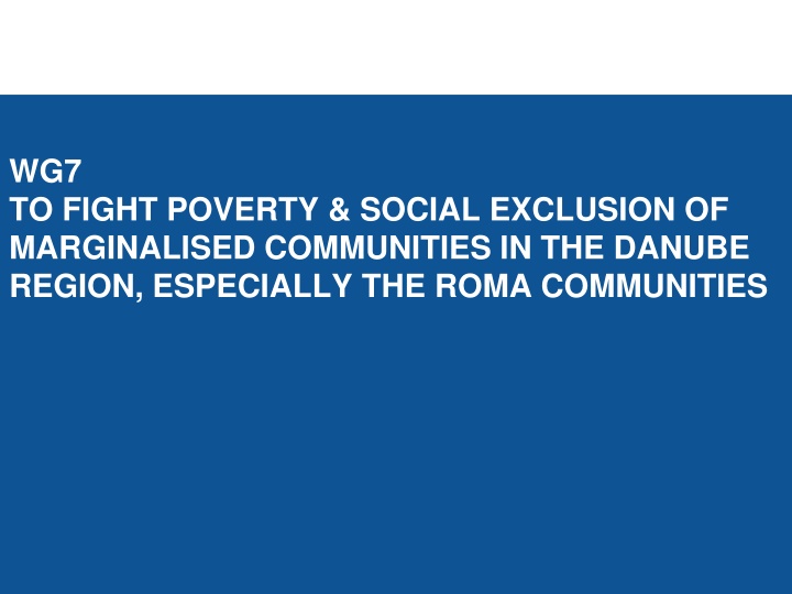 wg7 to fight poverty social exclusion n.w