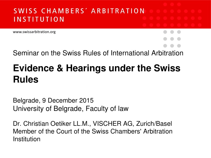 www swissarbitration org n.w
