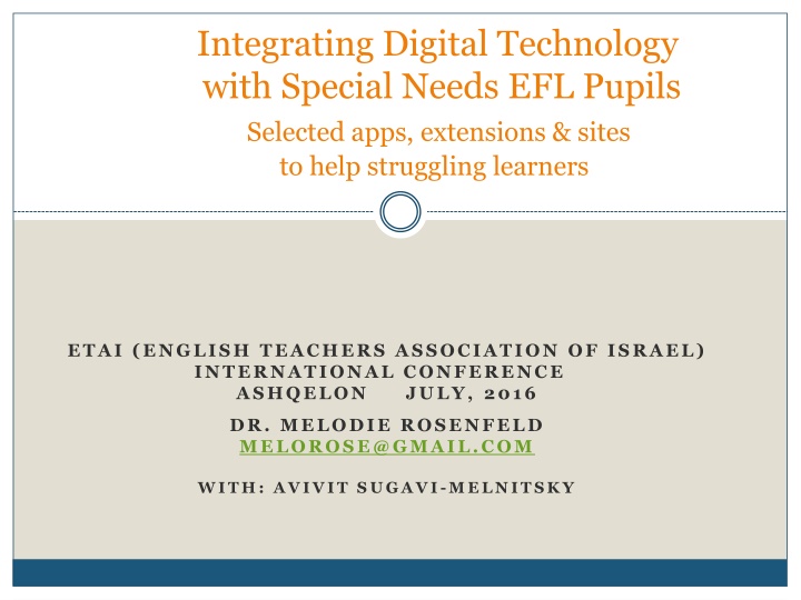 integrating digital technology with special needs n.w