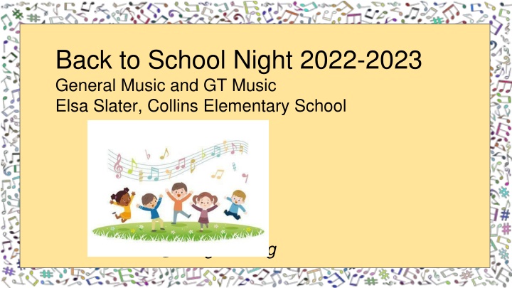 back to school night 2022 2023 general music n.w