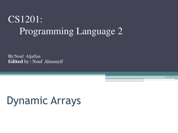 cs1201 programming language 2 n.w