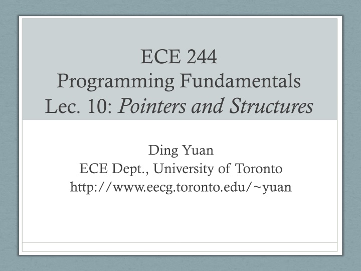 ece 244 n.w