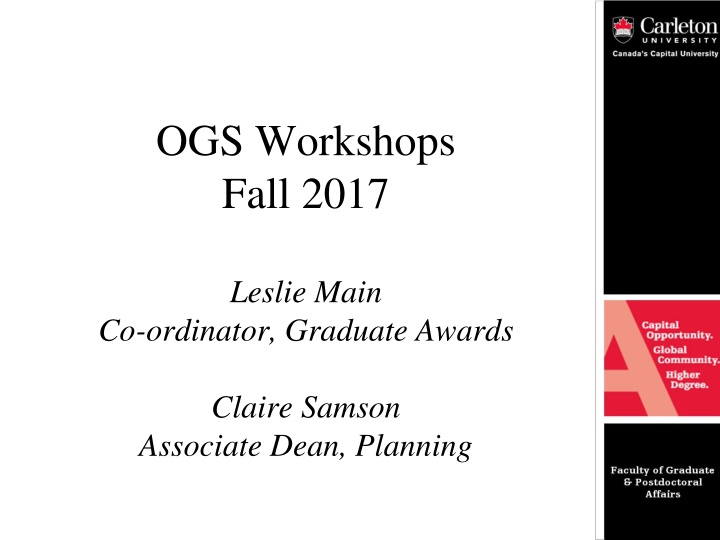 ogs workshops fall 2017 n.w