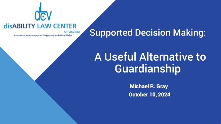 supported decision making n.w