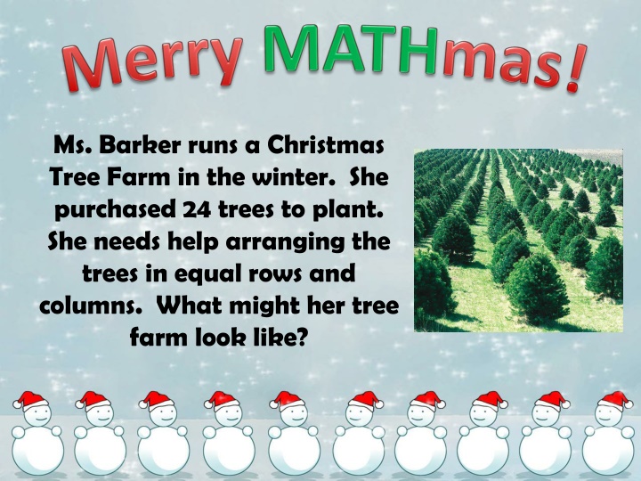 ms barker runs a christmas tree farm n.w