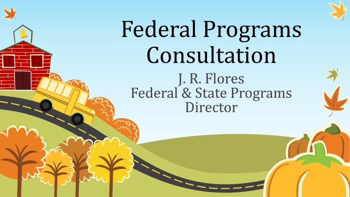 federal programs consultation j r flores federal n.w