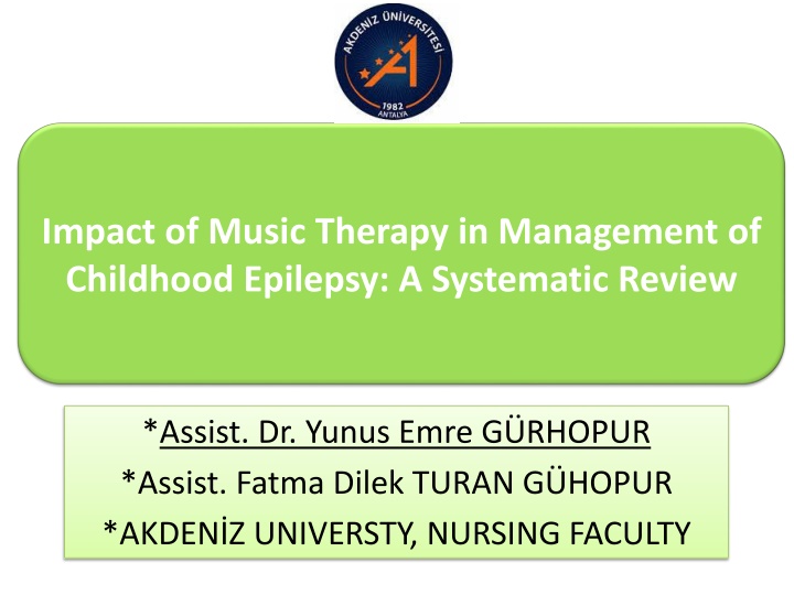 impact of music therapy in management n.w
