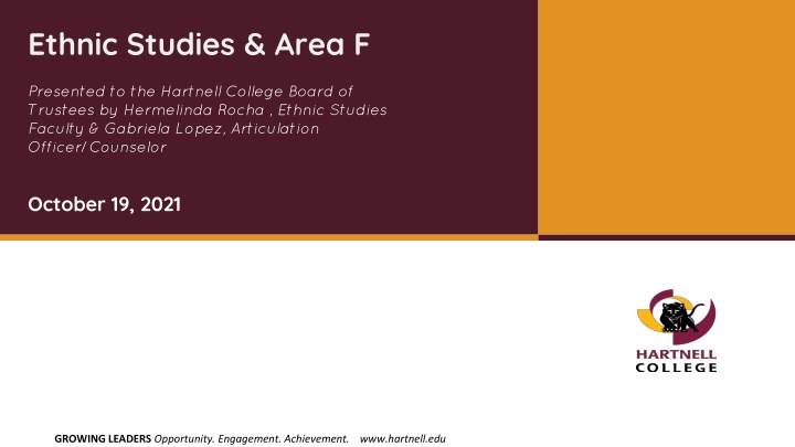 ethnic studies area f n.w