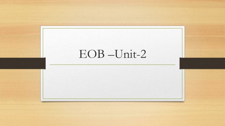 eob unit 2 n.w