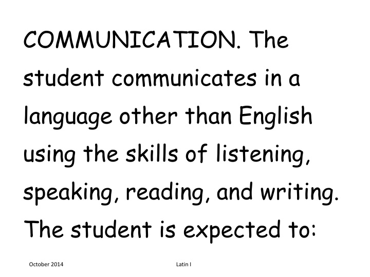communication the student communicates n.w