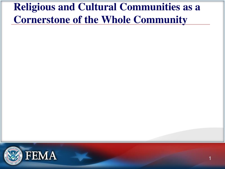 religious and cultural communities n.w