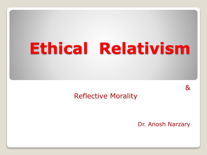 ethical relativism n.w